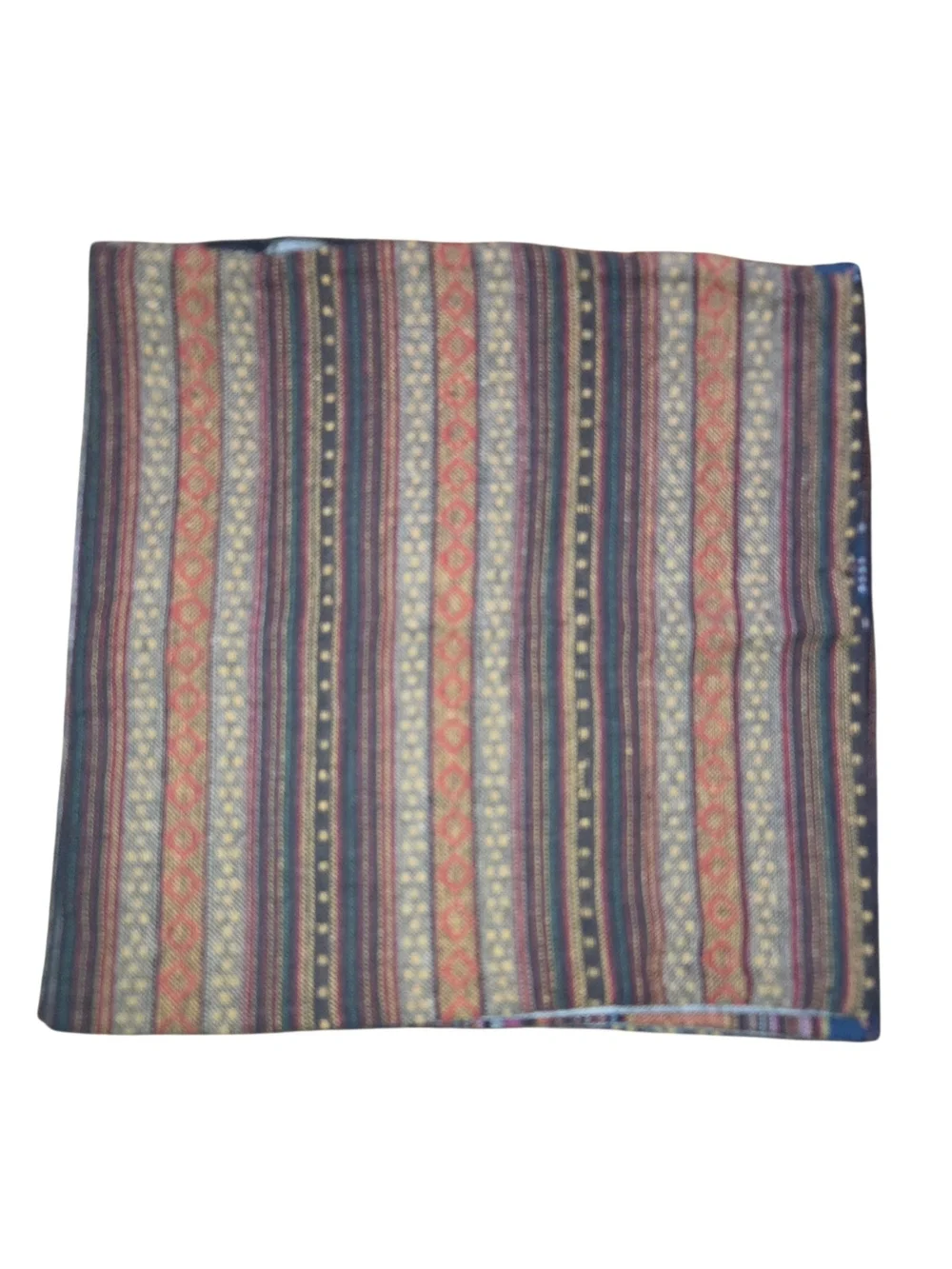 Set of 4 Unique Woven Southwestern / Boho Geometric Throw Pillow Covers, 17
